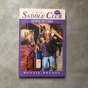 Vintage The Saddle Club Bonnie Bryant #53 Horse-Sitters Horse Pony Young Adult
